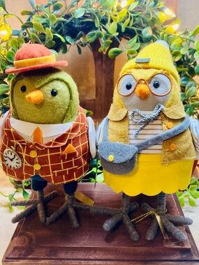 Hyde & Eek Featherly Friends Felt Bird Apple & Oats Target 2023 Thanksgiving Tag